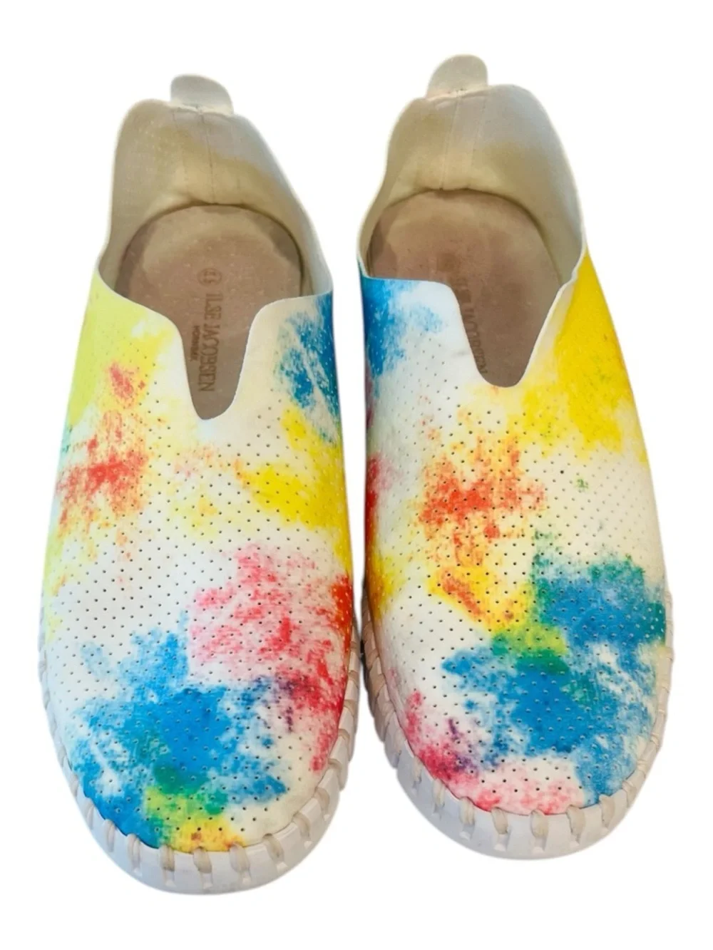 Isle Jacobsen Tulip Size 36 Tie Die Dyed Sneakers US 6